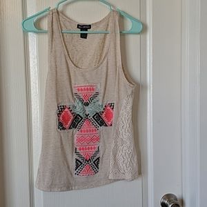 Miss chievous cross tank top